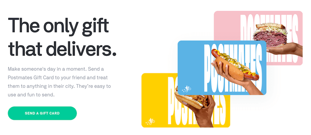 Postmates Gift Cards